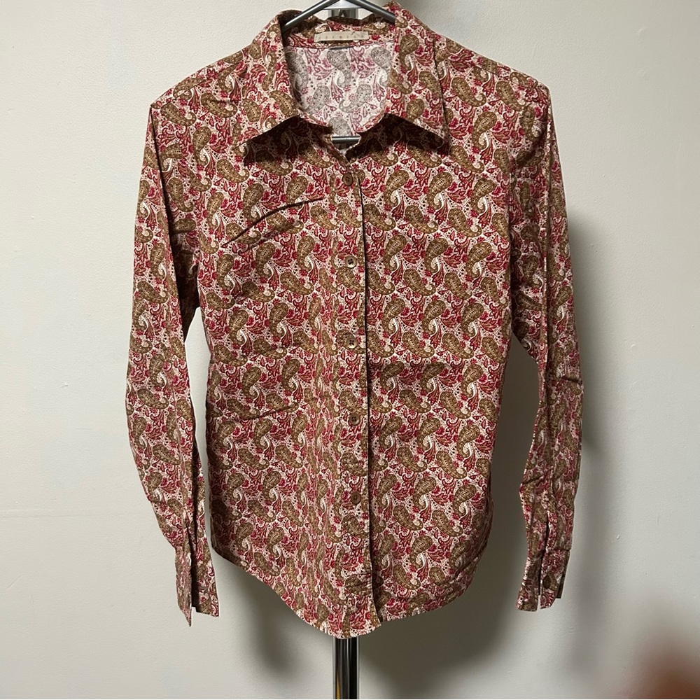 Paisley Button Down Shirt